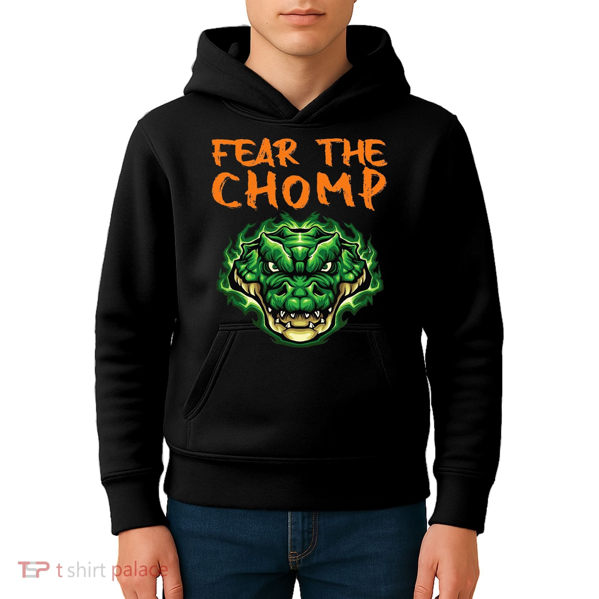 Florida Fear The Chomp Gator For Men And Women Kids Hoodie