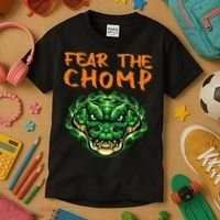 Florida Fear The Chomp Gator For Men And Women Kids T-Shirt thumb 3