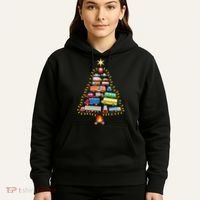 Firefighter Fire Truck Christmas Tree Xmas Tshirt Hoodie thumb 5