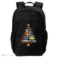 Firefighter Fire Truck Christmas Tree Xmas Tshirt Backpack thumb 0