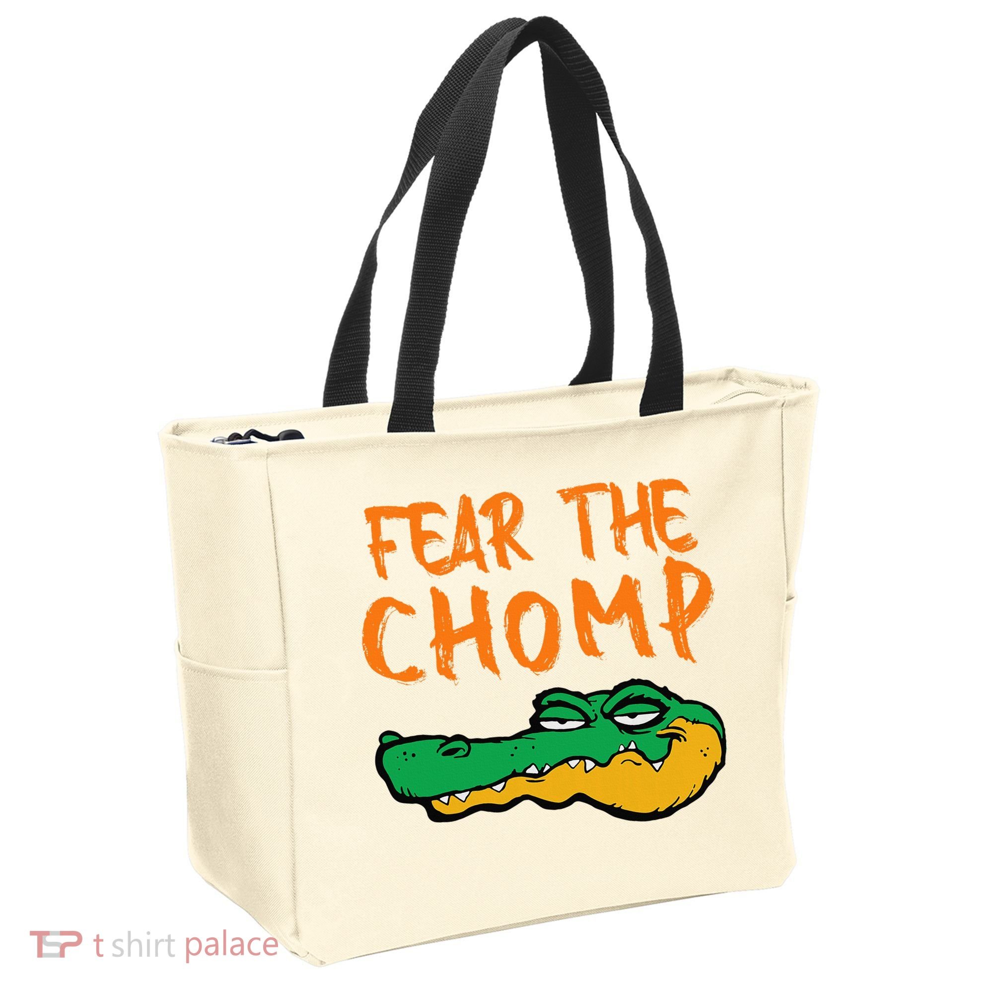 Florida Fear The Chomp Gator Tote Bag
