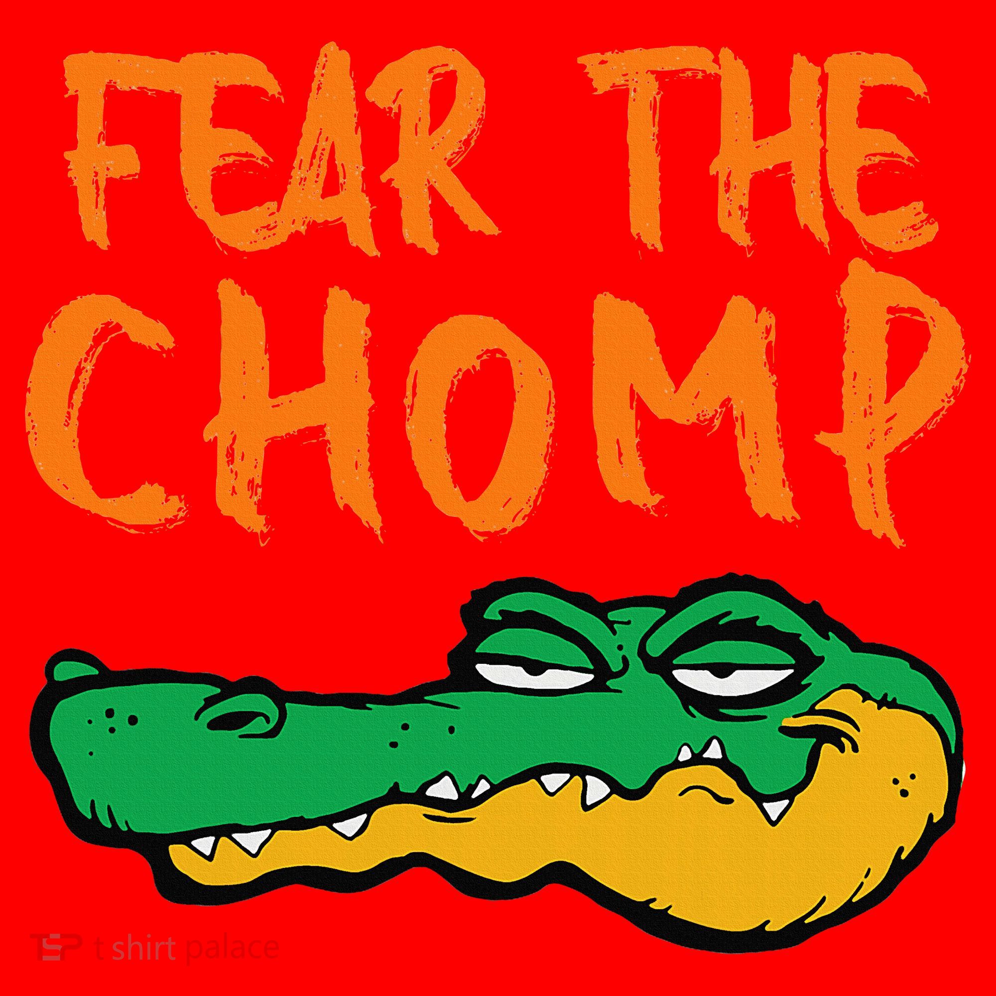 Florida Fear The Chomp Gator Santa Hat