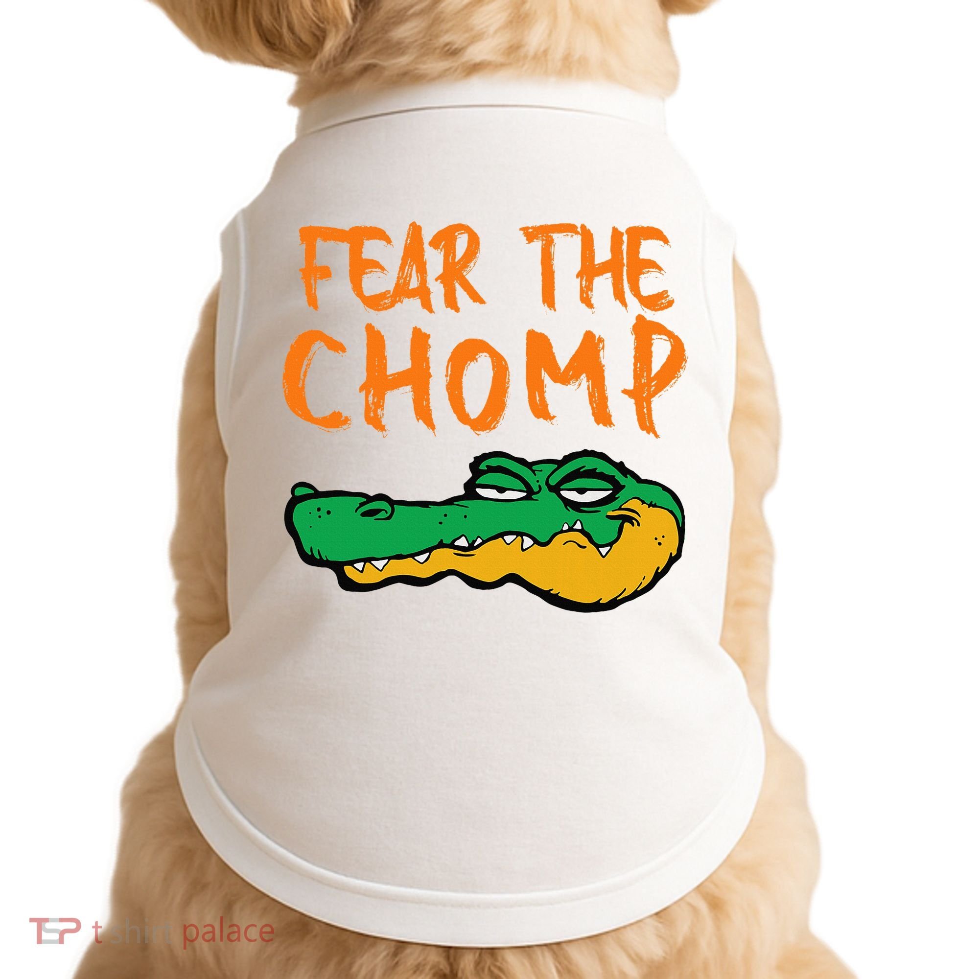 Florida Fear The Chomp Gator Doggie Tank