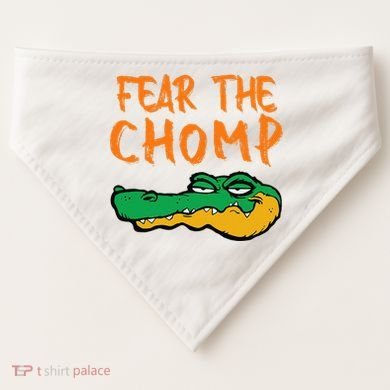 Florida Fear The Chomp Gator USA-Made Doggie Bandana
