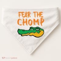 Florida Fear The Chomp Gator USA-Made Doggie Bandana thumb 0