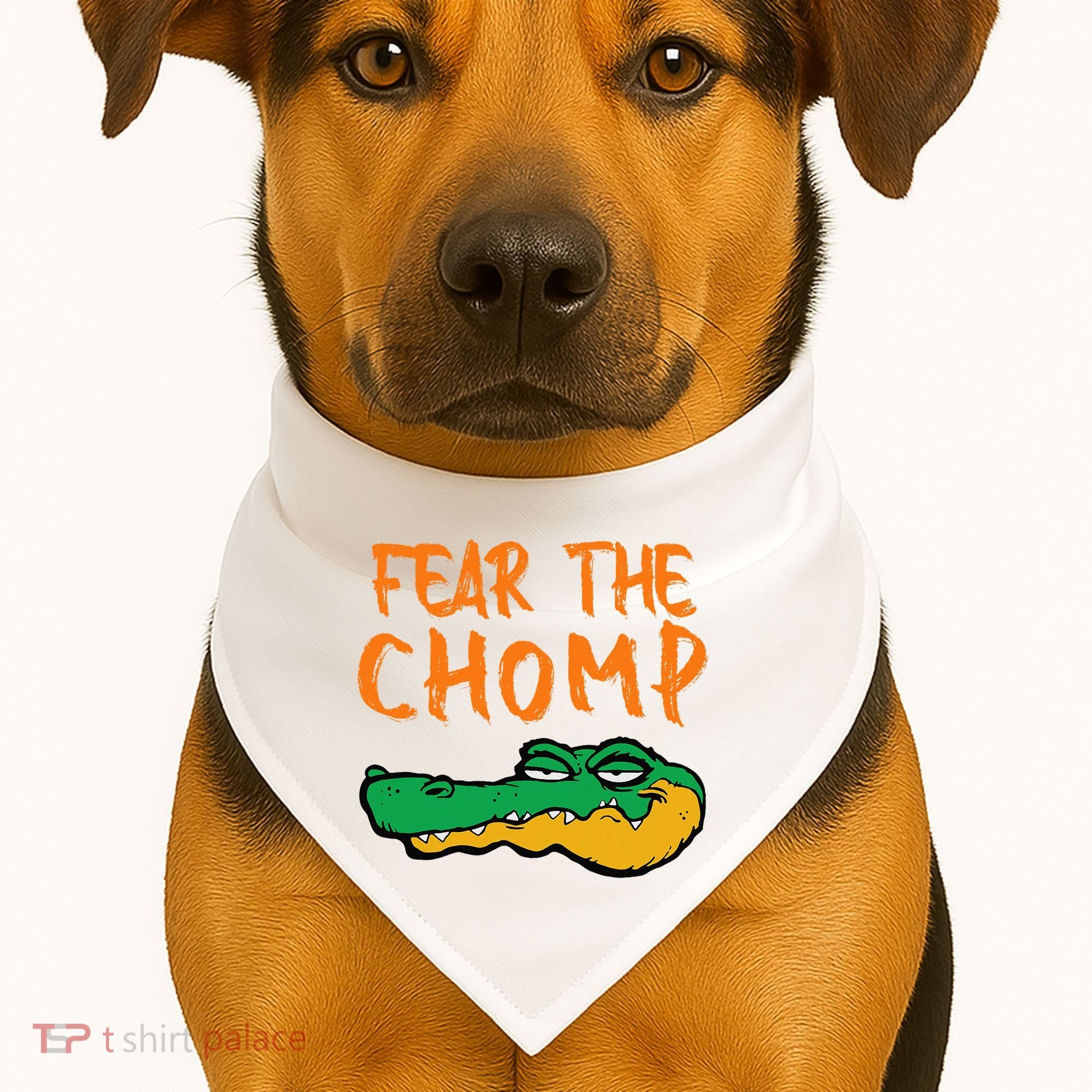 Florida Fear The Chomp Gator USA-Made Doggie Bandana