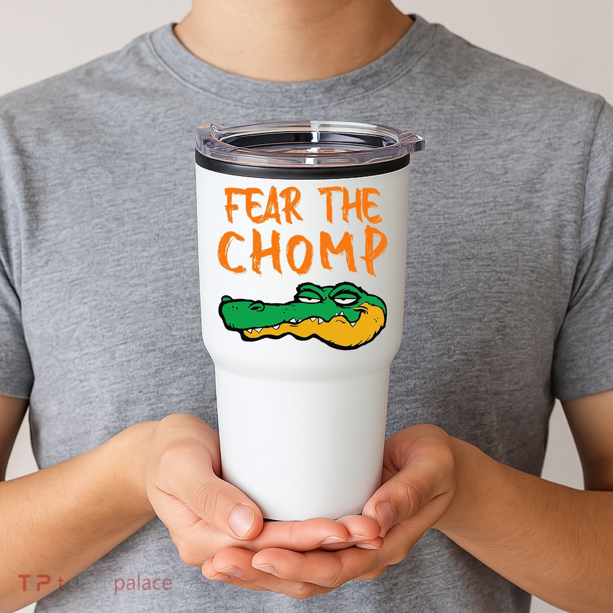 Florida Fear The Chomp Gator Tumbler