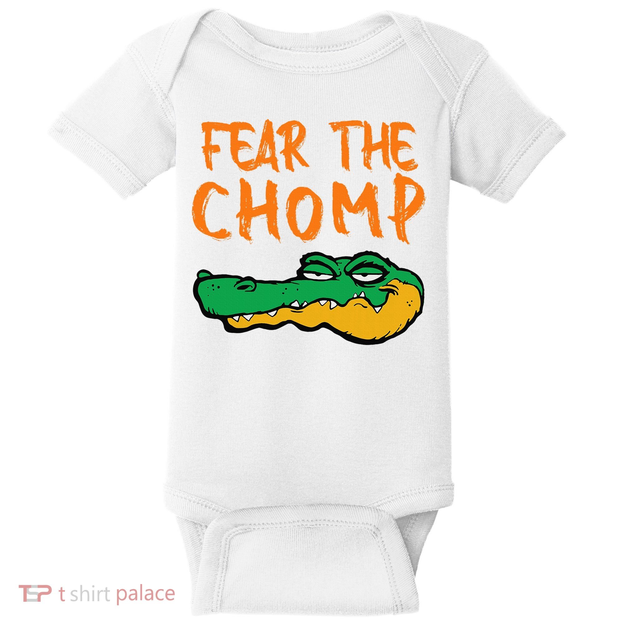 Florida Fear The Chomp Gator Baby Bodysuit