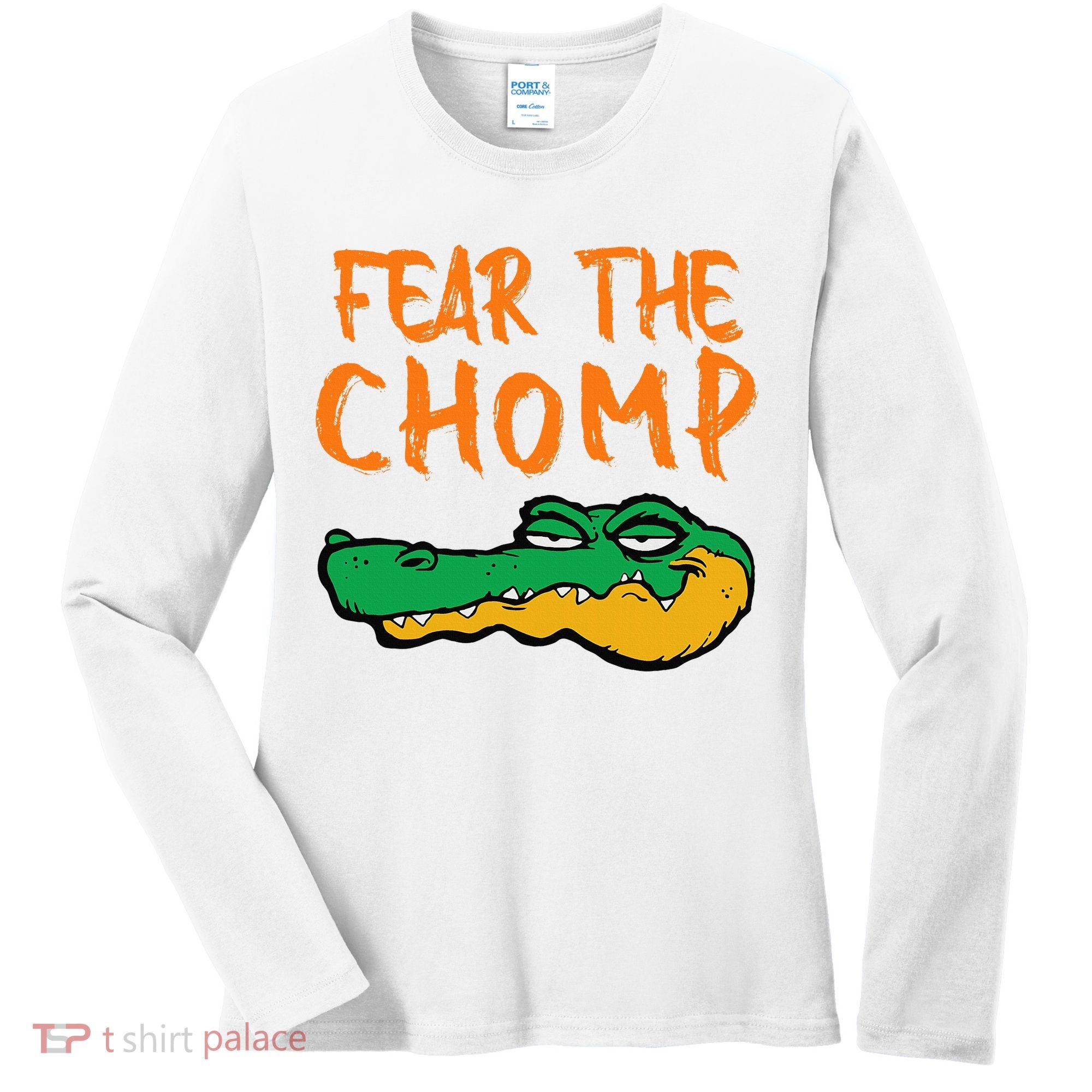 Florida Fear The Chomp Gator Women's Long Sleeve Shirt