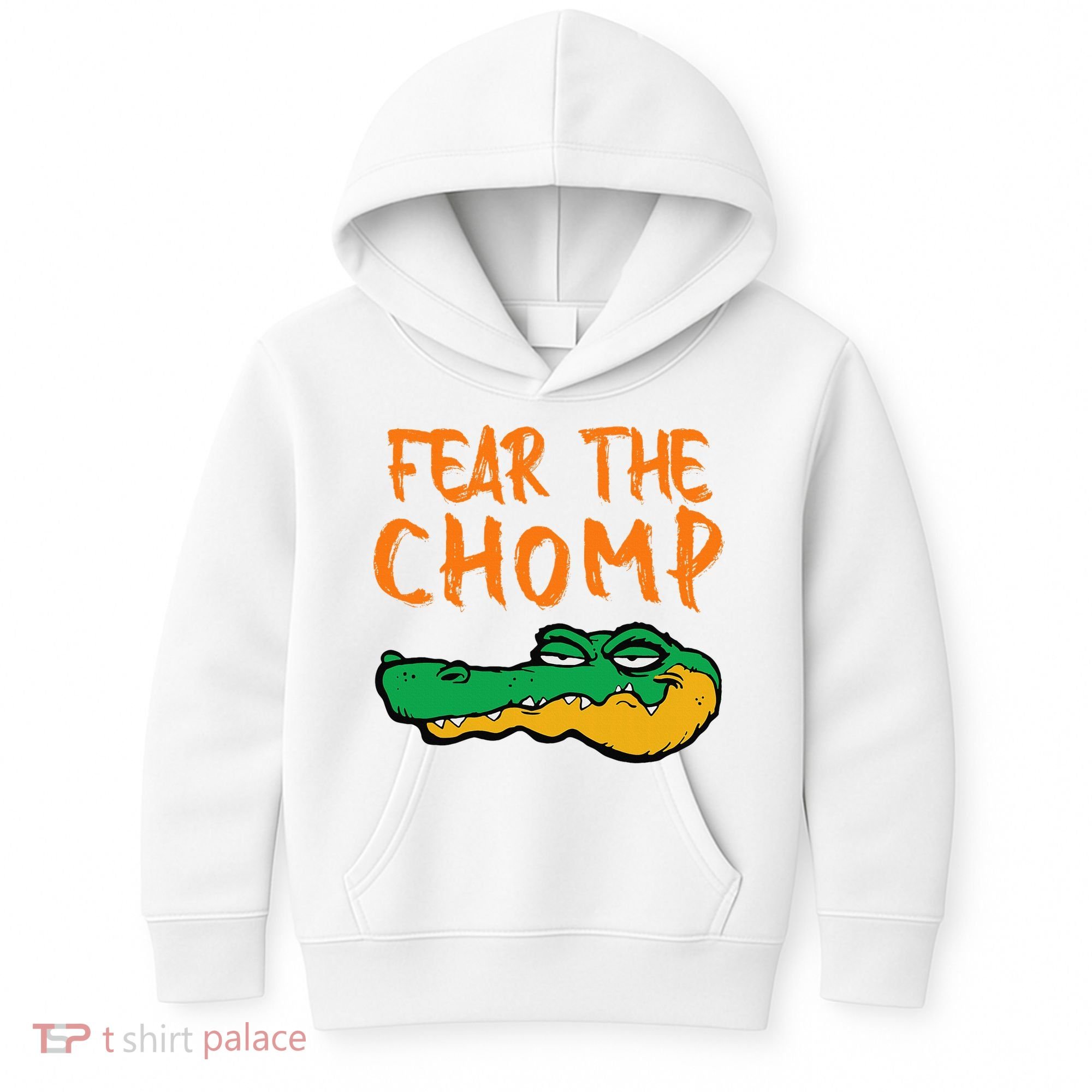 Florida Fear The Chomp Gator Kids Hoodie