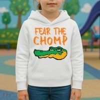 Florida Fear The Chomp Gator Kids Hoodie thumb 3