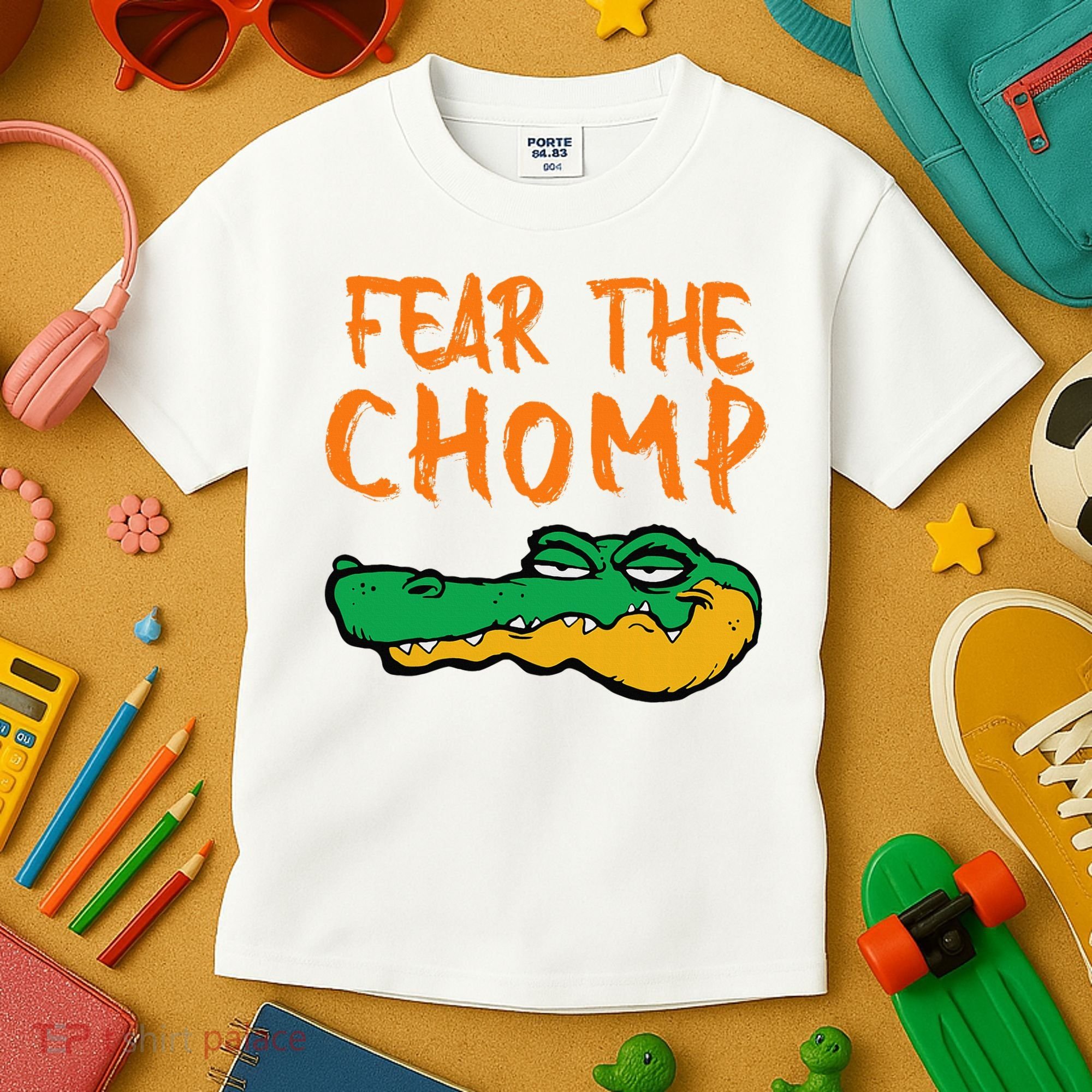Florida Fear The Chomp Gator Kids T-Shirt