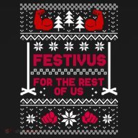 Festivus For The Rest Of Us Christmas Sweater Classic Bucket Hat thumb 4