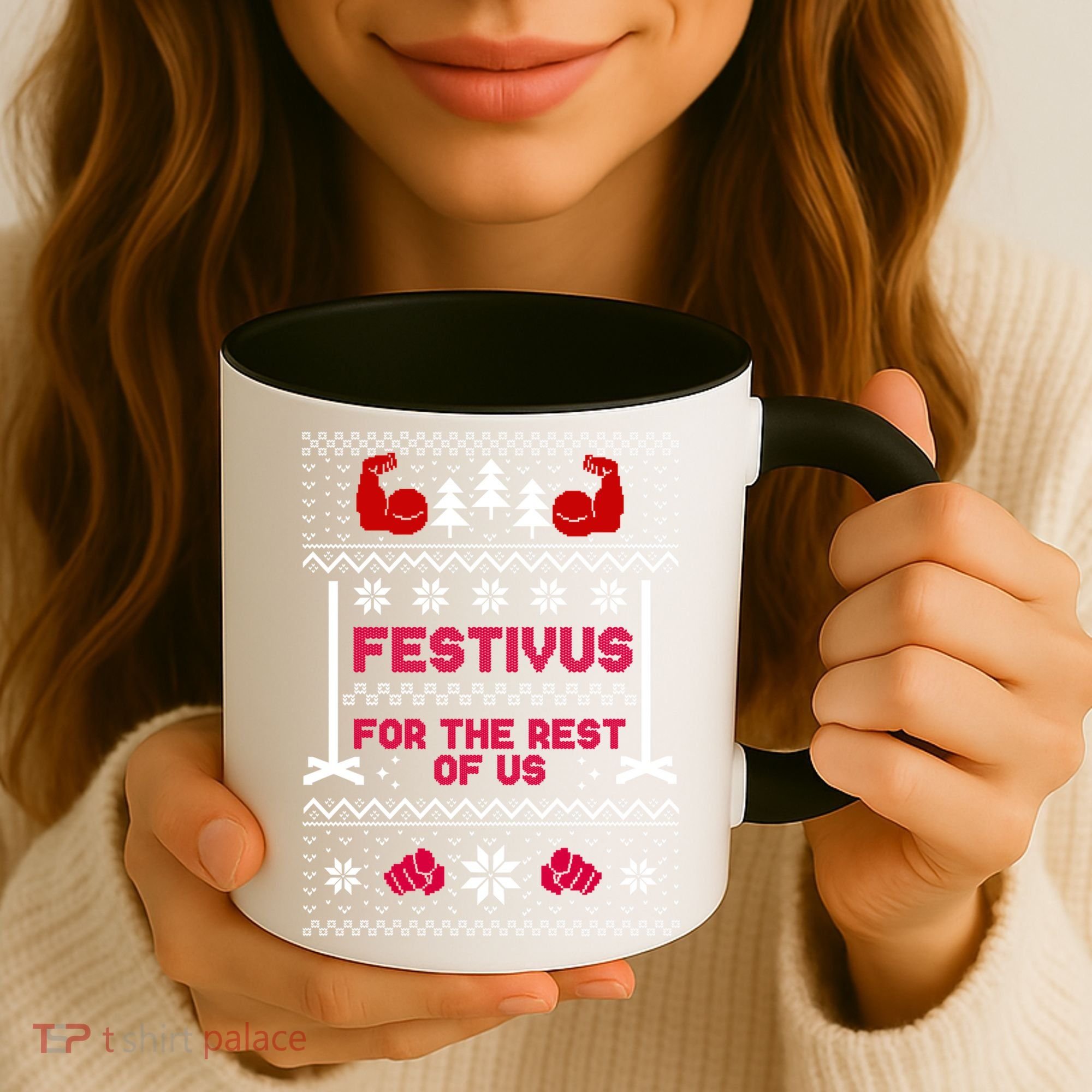 Festivus For The Rest Of Us Christmas Sweater Classic Coffee Mug
