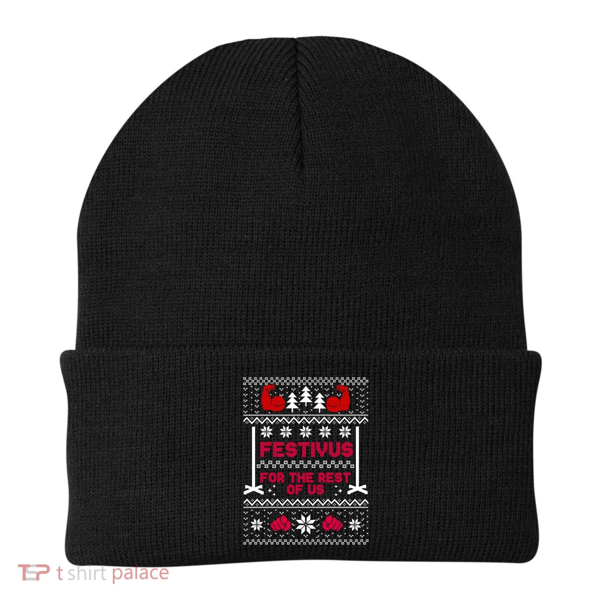 Festivus For The Rest Of Us Christmas Sweater Classic Beanie