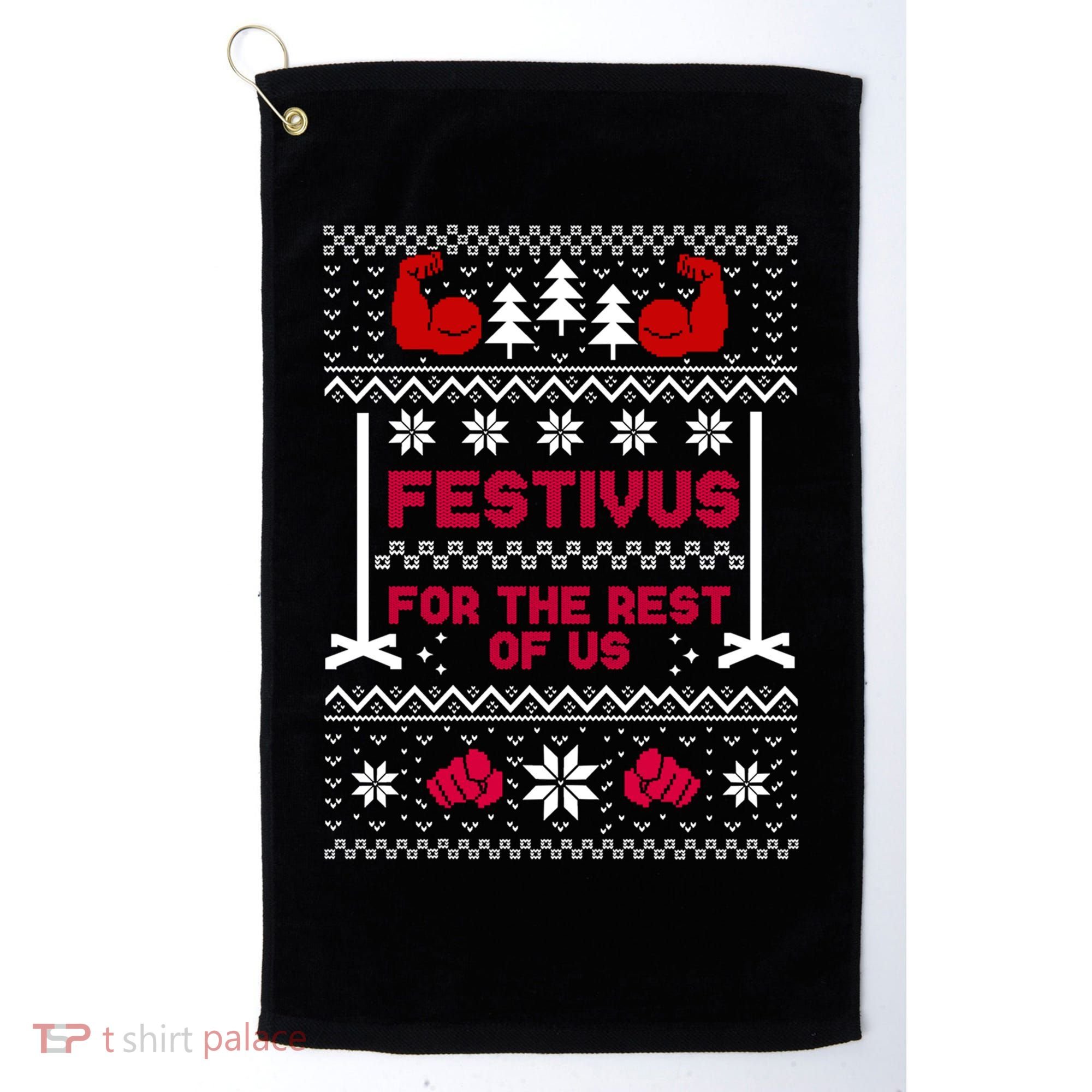 Festivus For The Rest Of Us Christmas Sweater Classic Golf Towel