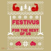 Festivus For The Rest Of Us Christmas Sweater Classic Button thumb 1