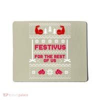 Festivus For The Rest Of Us Christmas Sweater Classic Mousepad thumb 0