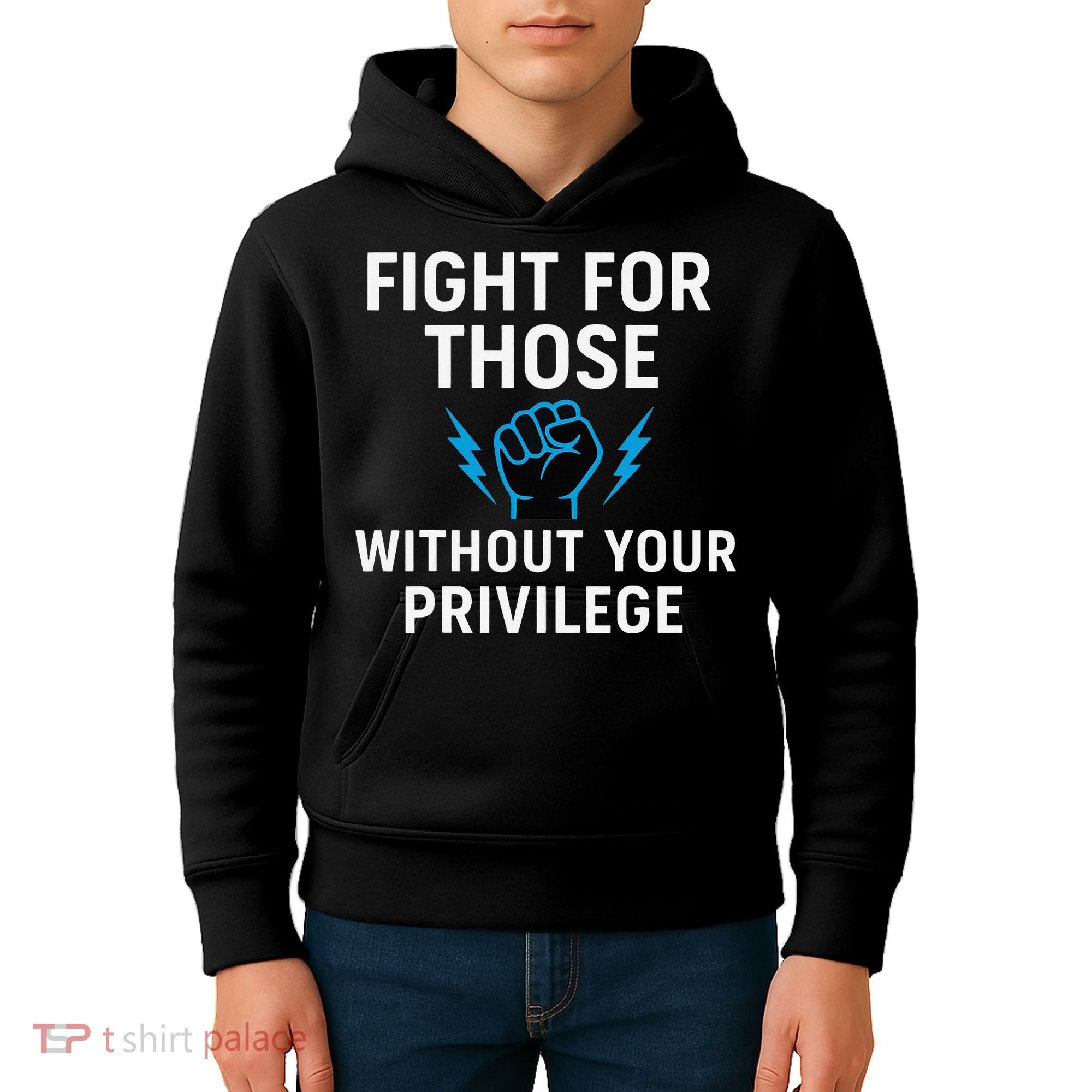 Fight For Those Without Your Privilege Kids Hoodie
