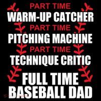 Funny Full Time Baseball Dad Quotes Sayings Fathers Day Funny Gift Coffee Mug thumb 5