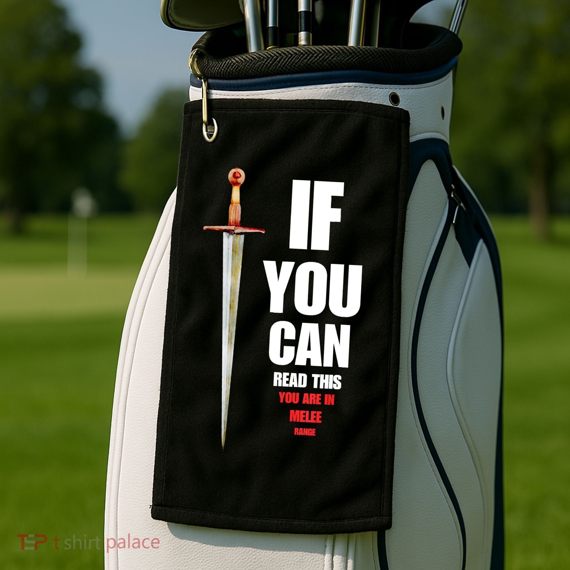 Funny Fantasy Tabletop RPG Gamer Golf Towel