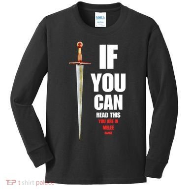 Funny Fantasy Tabletop RPG Gamer Kids Long Sleeve Shirt