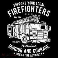 Support Your Local Fire Fighters Backpack thumb 2