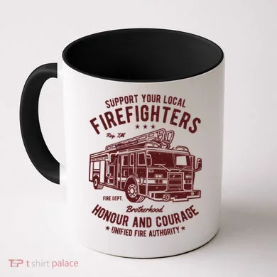 Support Your Local Fire Fighters Coffee Mug