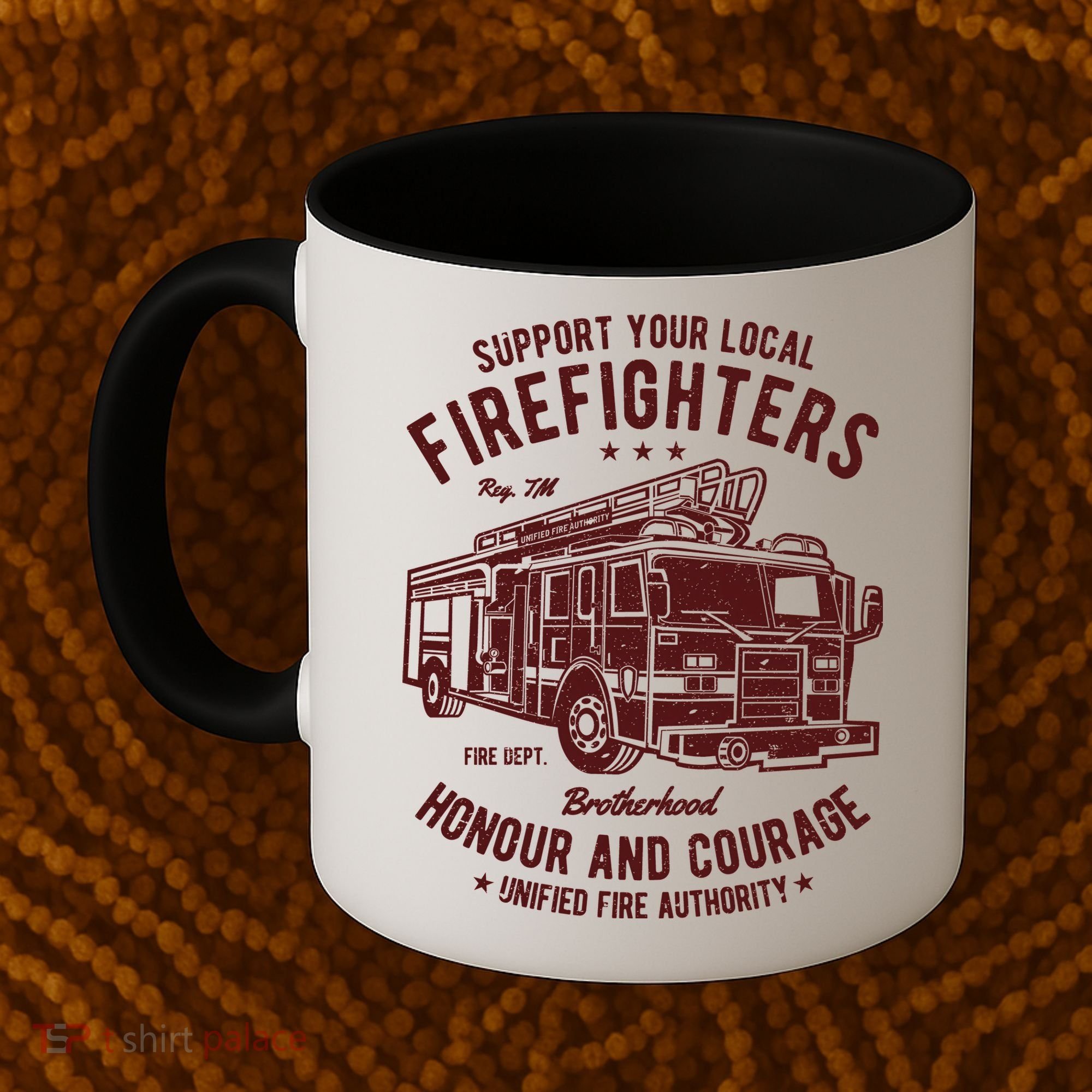 Support Your Local Fire Fighters Coffee Mug