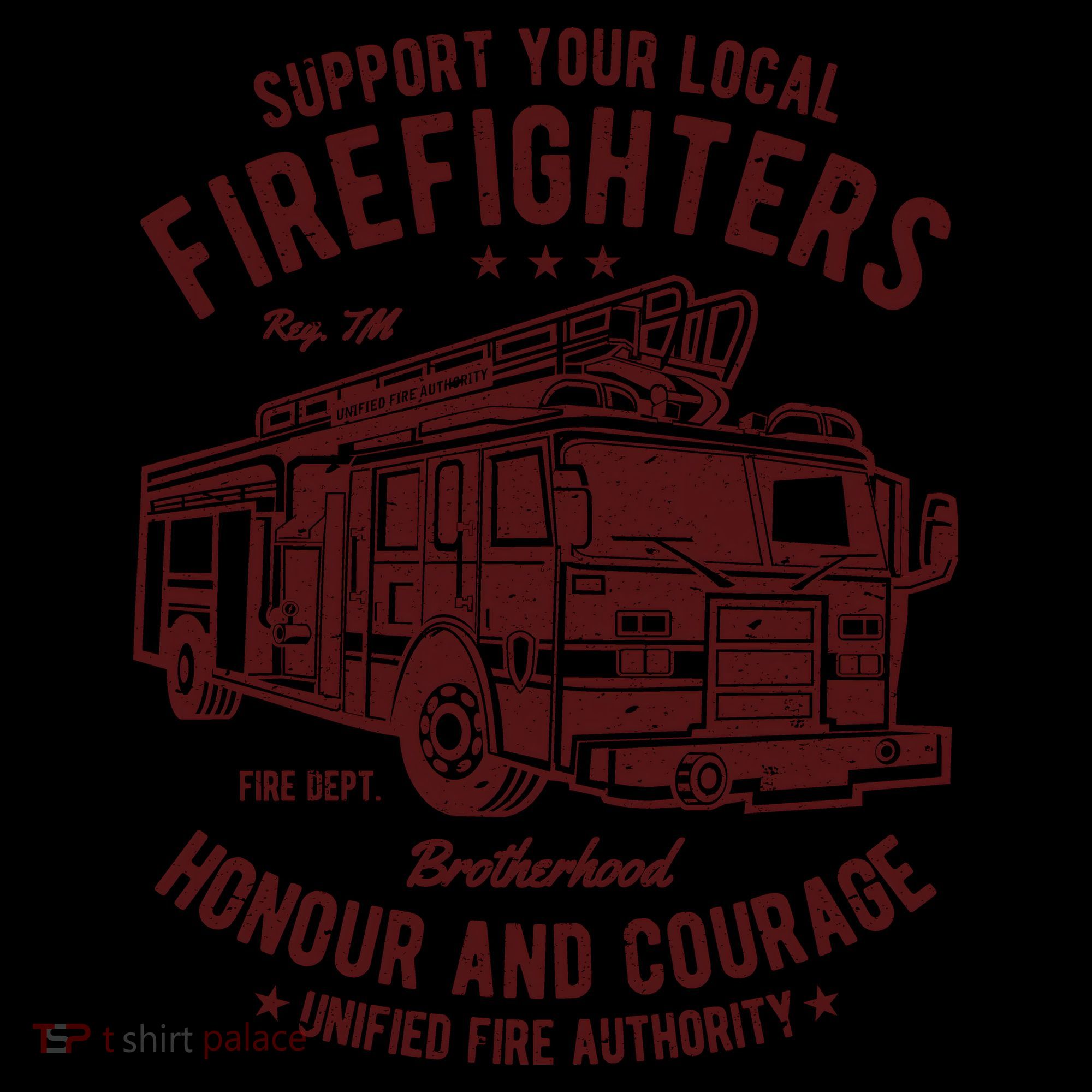 Support Your Local Fire Fighters Coffee Mug