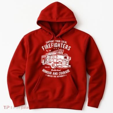 Support Your Local Fire Fighters Hoodie