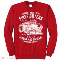 Support Your Local Fire Fighters Sweatshirt thumb 0