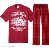 Support Your Local Fire Fighters Pajama Set thumb 0
