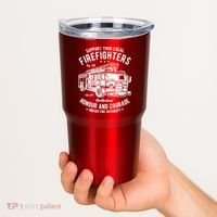 Support Your Local Fire Fighters Tumbler thumb 2
