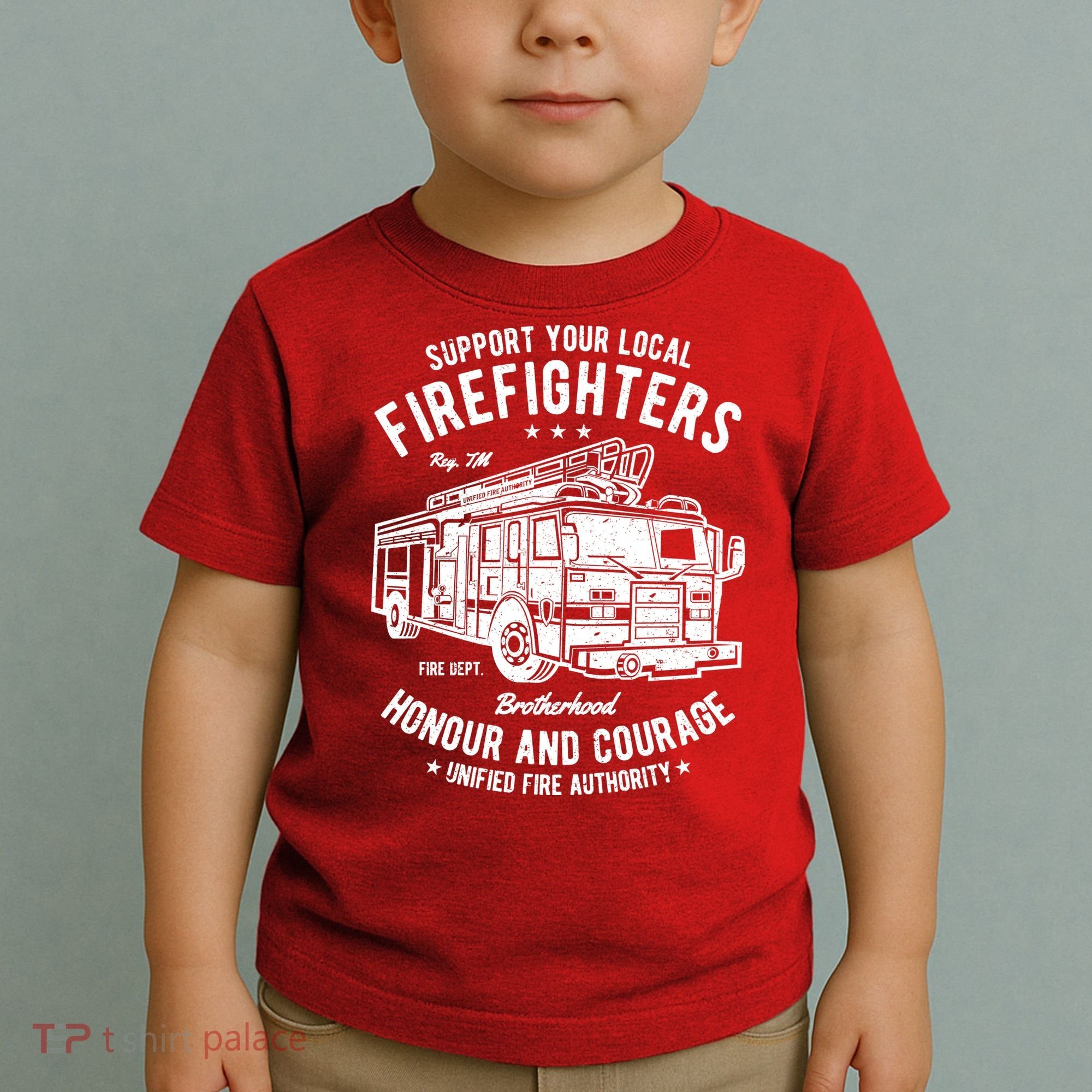Support Your Local Fire Fighters Toddler T-Shirt