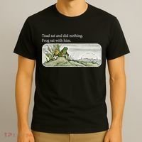 Frogs Funny Toads Meme Lover Toad Sat And Did Nothing T-Shirt thumb 3