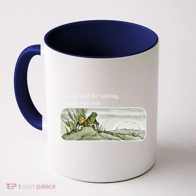 Frogs Funny Toads Meme Lover Toad Sat And Did Nothing Coffee Mug
