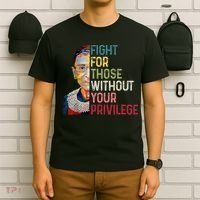 Fight For Those Without Your Privilege Women Rights Feminist T-Shirt thumb 6
