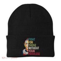 Fight For Those Without Your Privilege Women Rights Feminist Beanie thumb 0