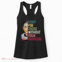 Fight For Those Without Your Privilege Women Rights Feminist Women's Tank Top thumb 0
