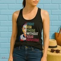 Fight For Those Without Your Privilege Women Rights Feminist Women's Tank Top thumb 2