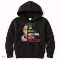 Fight For Those Without Your Privilege Women Rights Feminist Kids Hoodie thumb 0