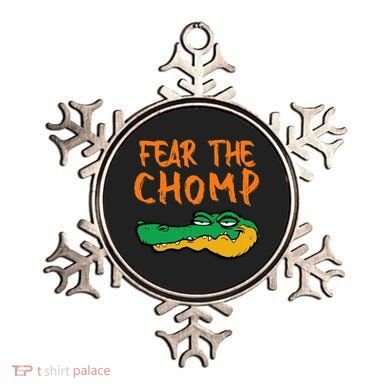 Florida Fear The Chomp Gator Pride Ornament
