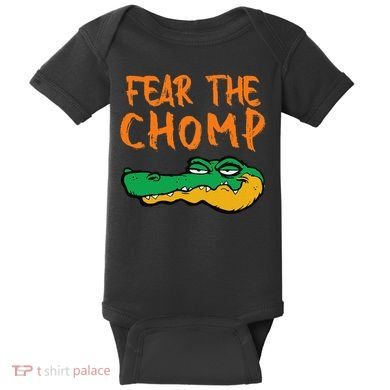 Florida Fear The Chomp Gator Pride Baby Bodysuit