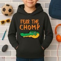 Florida Fear The Chomp Gator Pride Kids Hoodie thumb 2