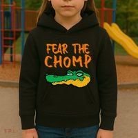Florida Fear The Chomp Gator Pride Kids Hoodie thumb 3