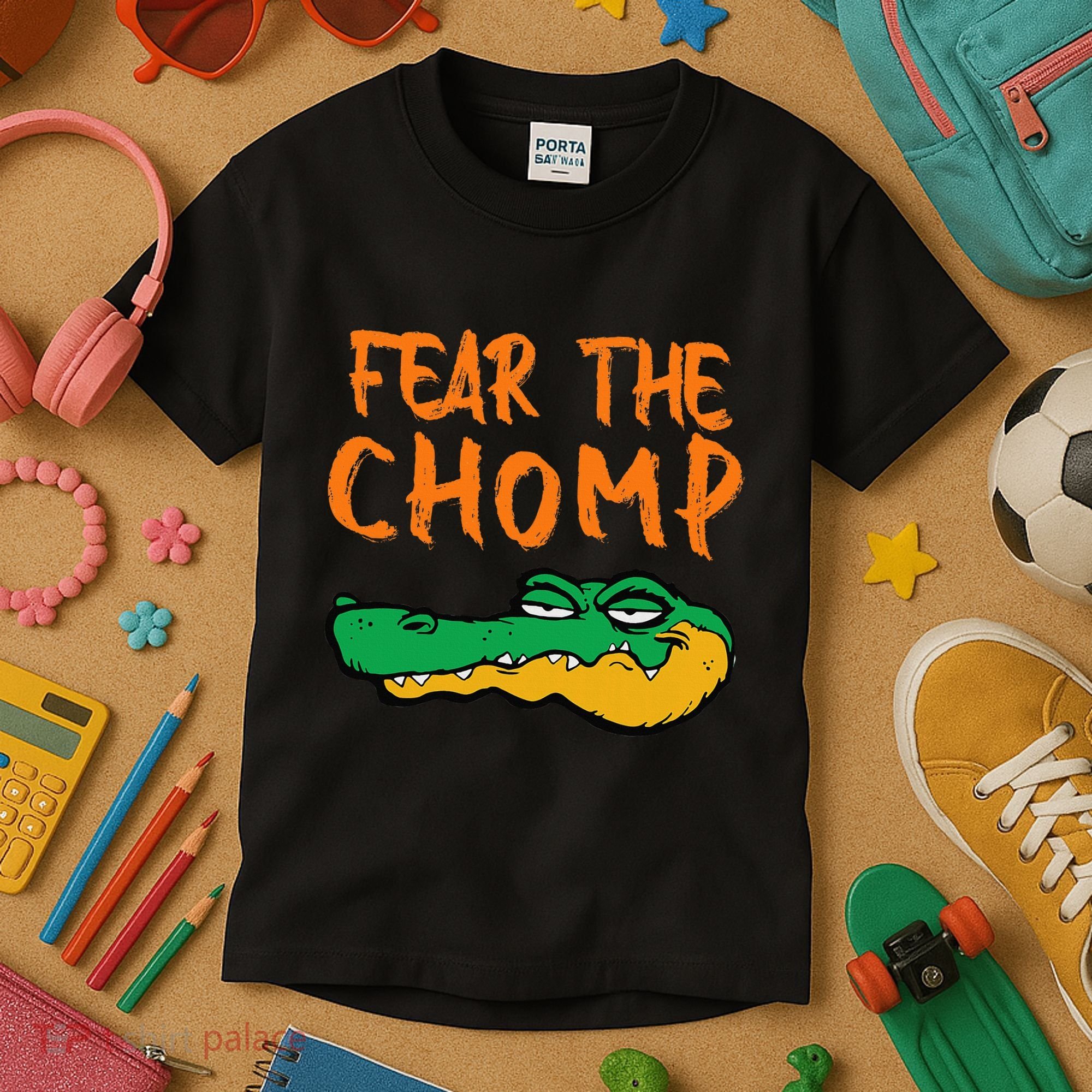Florida Fear The Chomp Gator Pride Kids T-Shirt