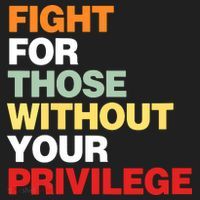 Fight For Those Without Your Privilege Golf Towel thumb 3