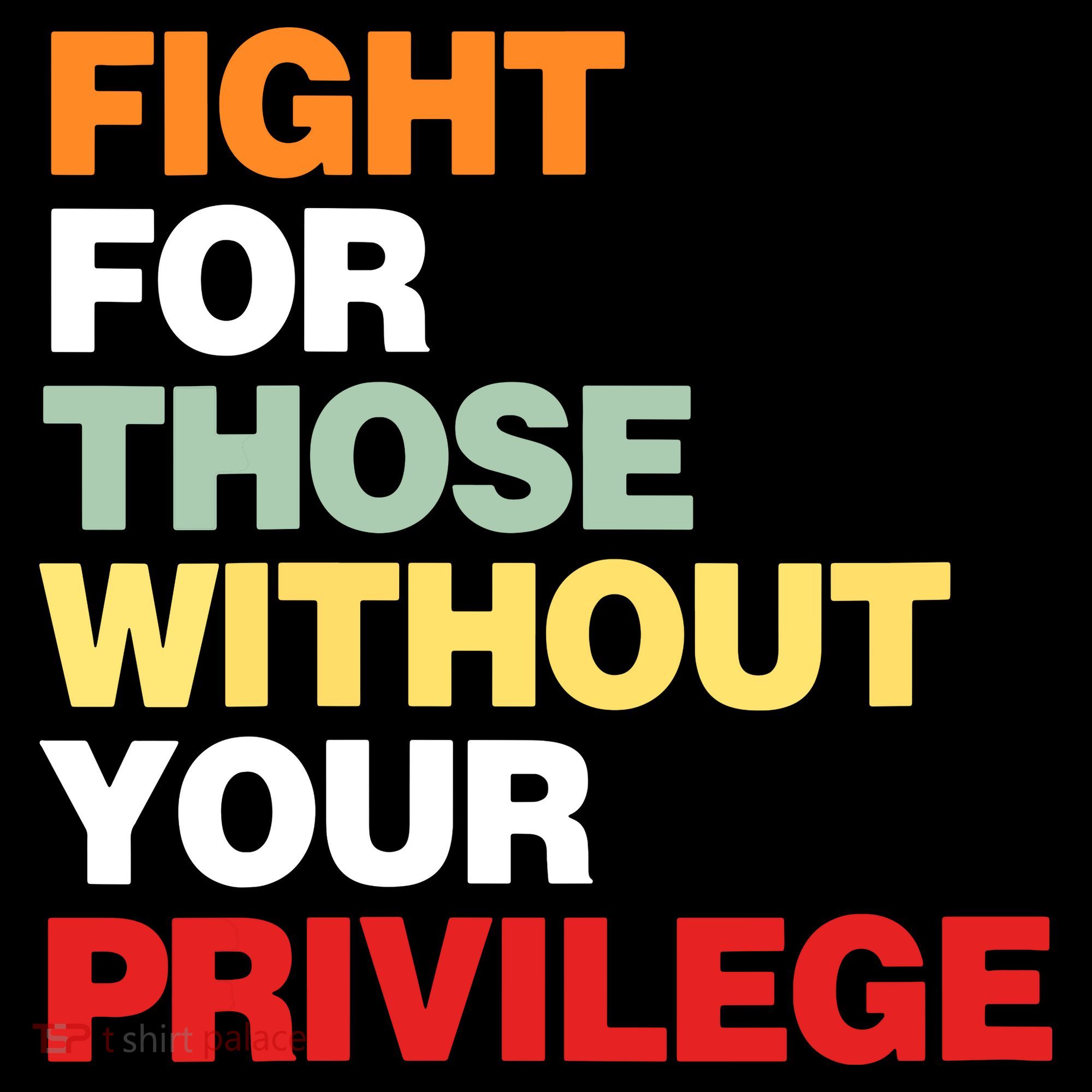 Fight For Those Without Your Privilege Visor