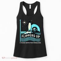 Funny-Penguin-Flippers-Up-I-Stand-With-The-Penguins Women's Tank Top thumb 0